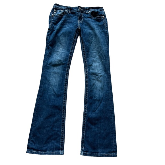 Miss me Low Rise Bootcut Jeans Size 28 (Style # JP62268) - Picture 4 of 13